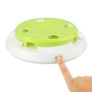 PettomInteractive Cat Toy Butterfly Funny Exercise Electric Flutter Rotating Kitten Toys Pop N Play Replacement Feathers L Green - Electronic Cat Toy