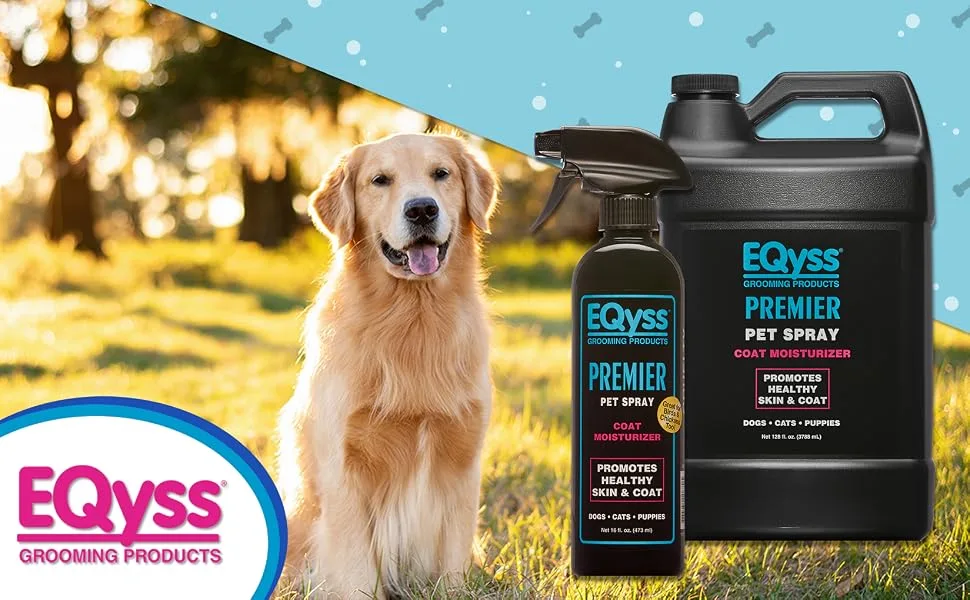 Eqyss Premier Pet Spray - Coat Moisturizer 16-Ounce - eqyss pet moisturizing spray
