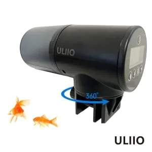 Automatic Fish Feeder for Fish Tank Timer Feeder for Vacation and Weekend Programmable Electric Fish Feeds Fish Food Dispenser for Aquarium Tank - 360° Rotatable base