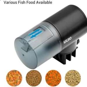 Automatic Fish Feeder for Fish Tank Timer Feeder for Vacation and Weekend Programmable Electric Fish Feeds Fish Food Dispenser for Aquarium Tank - Various fish food available