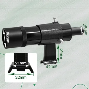 Astromania 9x50 Finder Scope, Black  Multi-Coated Altazimuth Mount - product information 2