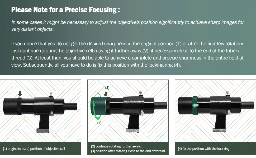Astromania 9x50 Finder Scope, Black  Multi-Coated Altazimuth Mount - product information 8