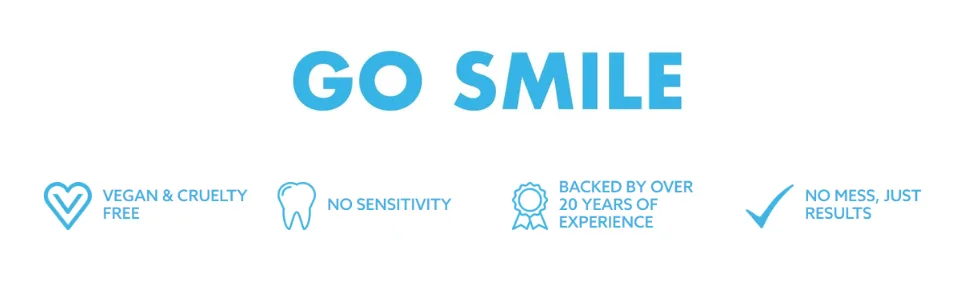 GO Smile On The Go Teeth Whitening (Whitening Pen - Pack of 2 - logo header