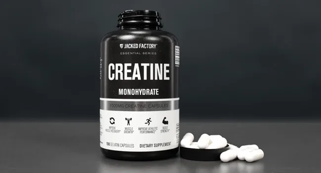 Jacked Factory Creatine Monohydrate 5000mg - 150 Capsules - for men creatine monohydrate capsules creatine monohydrate pills creatine pills creatine capsules