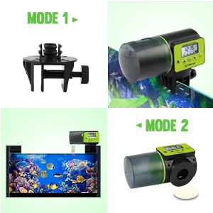 Auto Fish Feeder, Moisture-Proof Automatic Fish Feeder, Aquarium Tank Timer Feeder Vacation &Weekend 2 Fish Food Dispenser - auto fish feeder