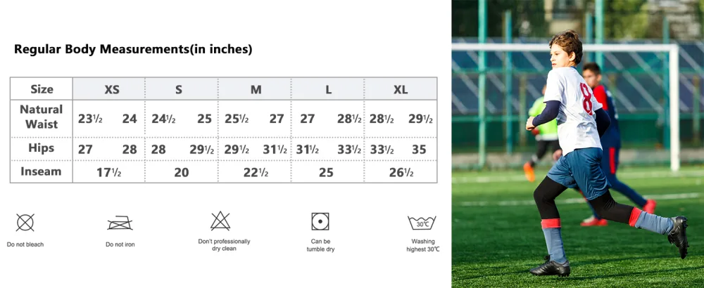 Willit Boys' Leggings Quick Dry Youth Compression Pants Basketball Sports Tights Kids Base Layer Navy Blue Medium - product information 5