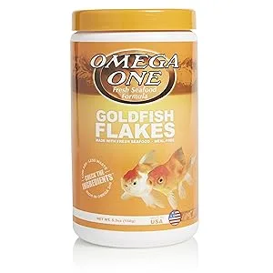 Omega One Super Color Sinking Cichlid Pellets, 2mm Small Pellets 1.01 Pound (Pack of 1) - goldfish flakes