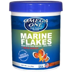 Omega One Super Color Sinking Cichlid Pellets, 2mm Small Pellets 1.01 Pound (Pack of 1) - marine flakes