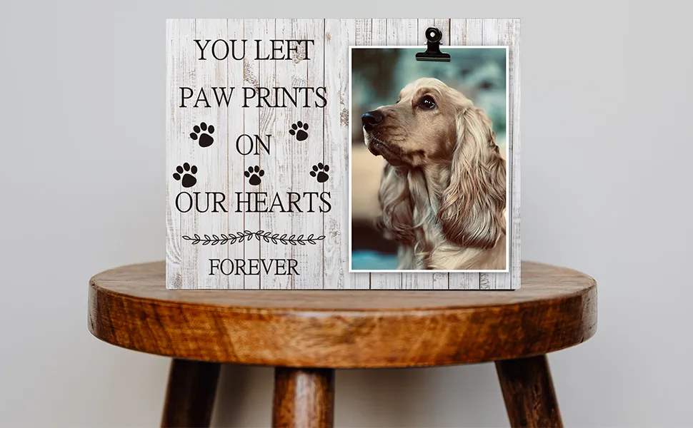 Pet Picture Frame Cat or Dog Frame 4x6 Memorial Pet Loss Picture Frame 3 - cat memorial frame