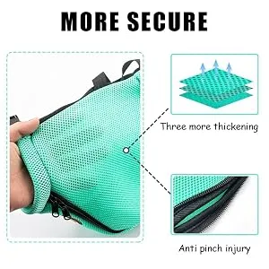 AWOOF Grooming Bag for Cats Adjustable Cat Bathing Bag Anti Scratch & Bite Polyester Soft Durable Mesh Cat Shower Bag for Small Medium Large Cats Nail Trimming Ear Cleaning Medicine Taking - cat grooming bag