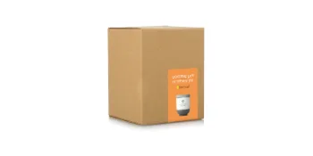 Pearhead Pet Ceramic Forever in Our Hearts Urn Gold - pet urn packaging