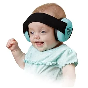 Mommy's Helper Hush Gear Noise Cancelling Headphones for Infants Ear Protection, Blue - Blue