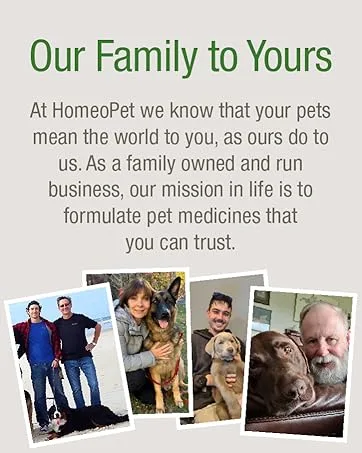 HomeoPet UTI Plus Urinary Tract Infection, Urinary Tract Support for Cats, 15 Milliliters - our family