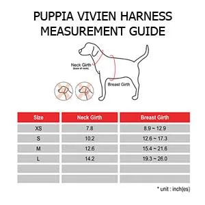 PUPPIA Authentic Vivien Pet Harness Small Red - product information 3