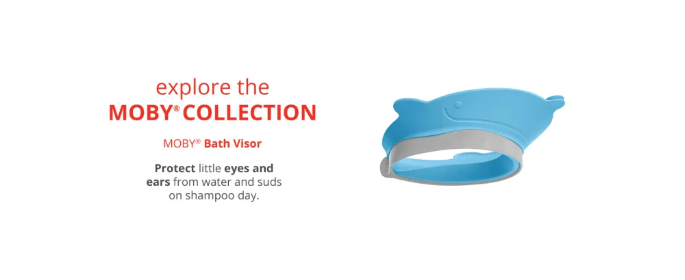 Skip Hop Baby Bath Showerhead, Moby, Blue - MOBY Visor