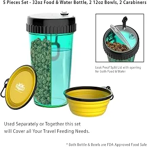 PETMAKER Travel Pet Feeding Container Blue - product information 3