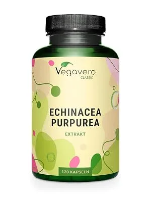 Echinacea Vegavero | Pure Extract: 725 mg | Single: With 4% Polyphenol | 4 Months | Immune System + Powerful Antioxidant | No Additives | Vegan - product information 10