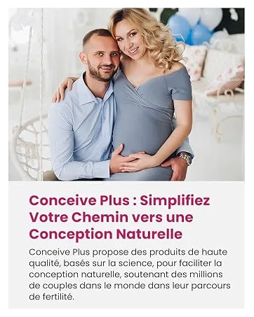 Conceive Plus Fertility Vitamins for Men - Stimulates Testosterone Increases Production - Zinc Folate Maca Root Selenium Pills - 60 Vegetarian Capsules - fertilité enceintes conception suppléments femmes bébé grossesse