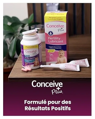 Conceive Plus Fertility Vitamins for Men - Stimulates Testosterone Increases Production - Zinc Folate Maca Root Selenium Pills - 60 Vegetarian Capsules - fertilité enceintes conception suppléments femmes bébé grossesse