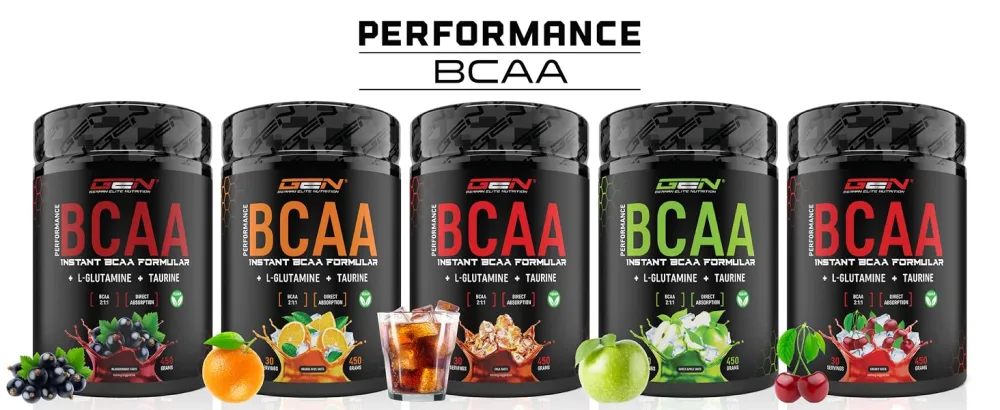 BCAA Performance - 450g Powder - Instant BCAA + L-Glutamine + Taurine - Delicious & Super Soluble - Vegan Amino Acids - Ratio 2:1:1 - (Cherry) - product information 11