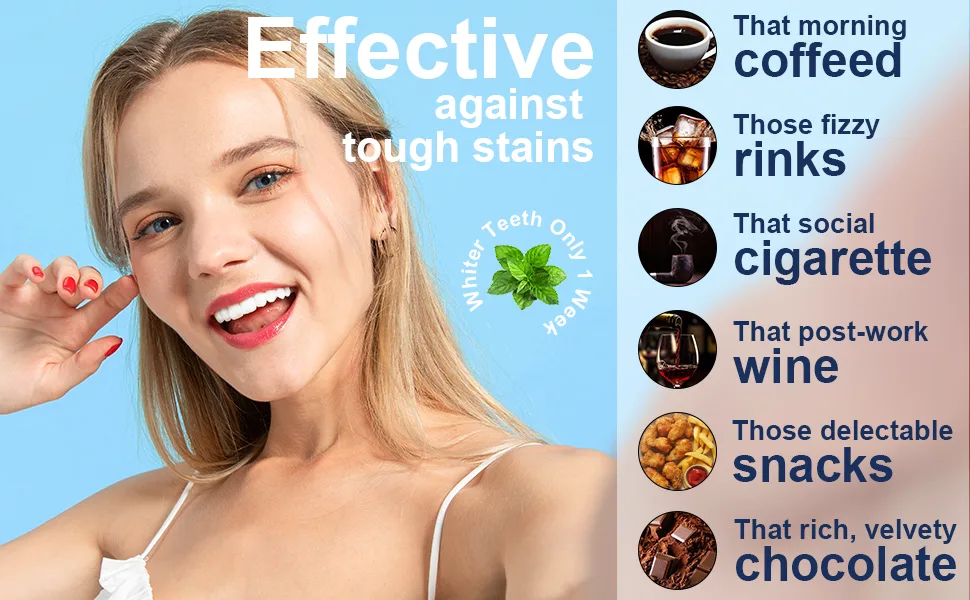 Teeth Whitening Kit Teeth Whitening Strips: 42 Strips 21 Treatments Teeth Whitening Kits Enamel Safe Non-Sensitive Formula - 42 Bande Blanchiment Dentaire 21 Ensembles Blanchisseur de Dents pour le Blanchiment des Dents