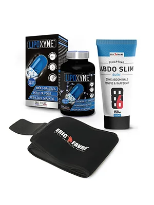 SLIMMING PACK - Easy Slim & Burn Kit Toned Refined Silhouette - Slim Abs Cream + Lipoxyne 4in1 Lipo-Reducer + Sweating Belt - Eric Favre - product information 8