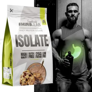 #HIRO.LAB Whey Protein Isolate - 700g | Low Carbs and Fats | WPI | Gentle for Digestion | High Absorption Capacity (Cookies) - Enhances Focus and Sharpens Concentration