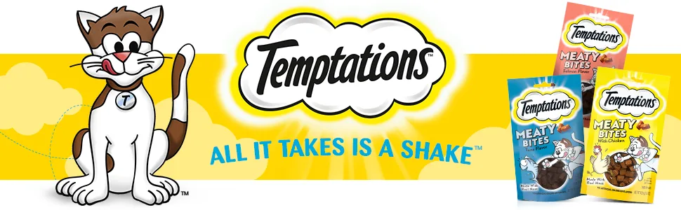 Temptations Meaty Bites, Soft and Savory Cat Treats, Multiple Flavors Chicken 4.12 Ounce (Pack of 1) - image