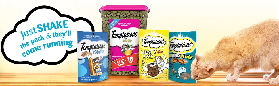Temptations Meaty Bites, Soft and Savory Cat Treats, Multiple Flavors Chicken 4.12 Ounce (Pack of 1) - image