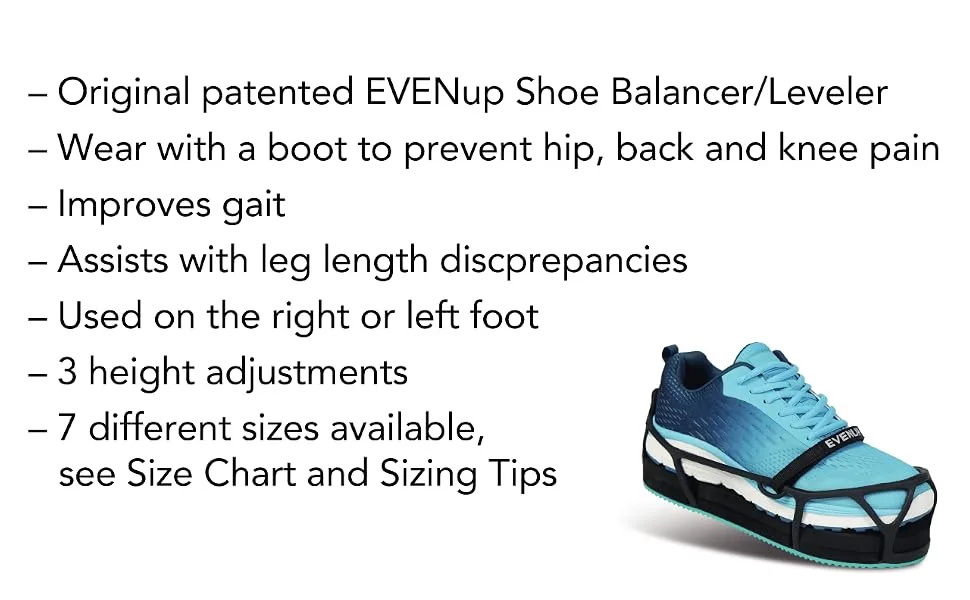 EVENup Original Shoe Balancer And Leveler - EVENup Overall