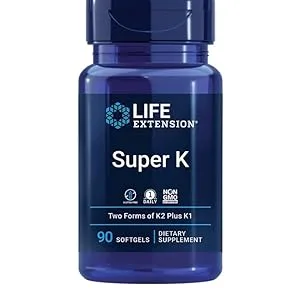 Life Extension Super K with MK-7 Depot High Dosed 90 Soft Capsules Lab Tested Gluten Free Soy Free Non-GMO - product information 8