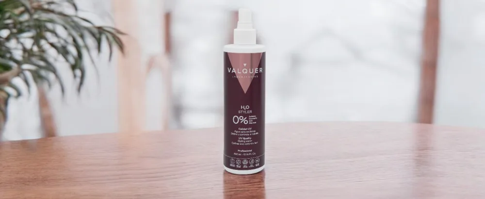 Valquer Professional H2O Eau for stylists UV quality Styling water with sun protection 300 ml - product information 13