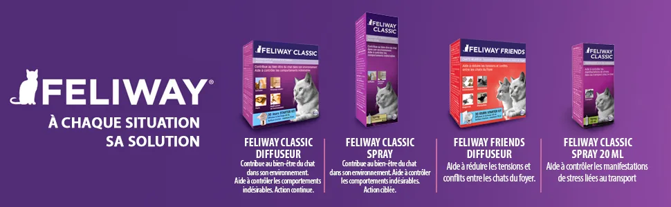 FELIWAY Friends Anti Conflit pour Chat - Diffuseur + Recharge 48 ml - Feliway
