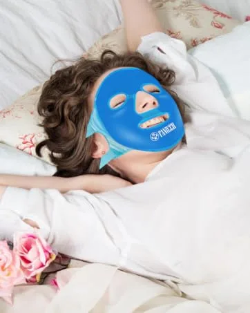 Cooling Face Mask Cold Gel Face Mask Refreshing Mask Hot and Cold Compress for the Face to Relieve Stress Can be used on both sides Reusable - product information 5