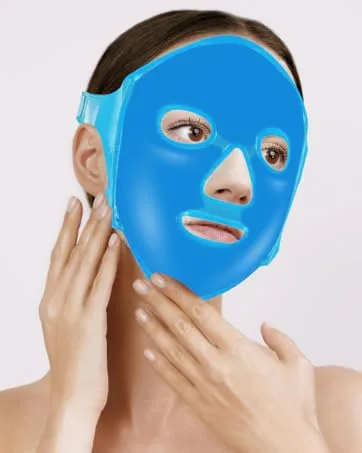 Cooling Face Mask Cold Gel Face Mask Refreshing Mask Hot and Cold Compress for the Face to Relieve Stress Can be used on both sides Reusable - product information 6