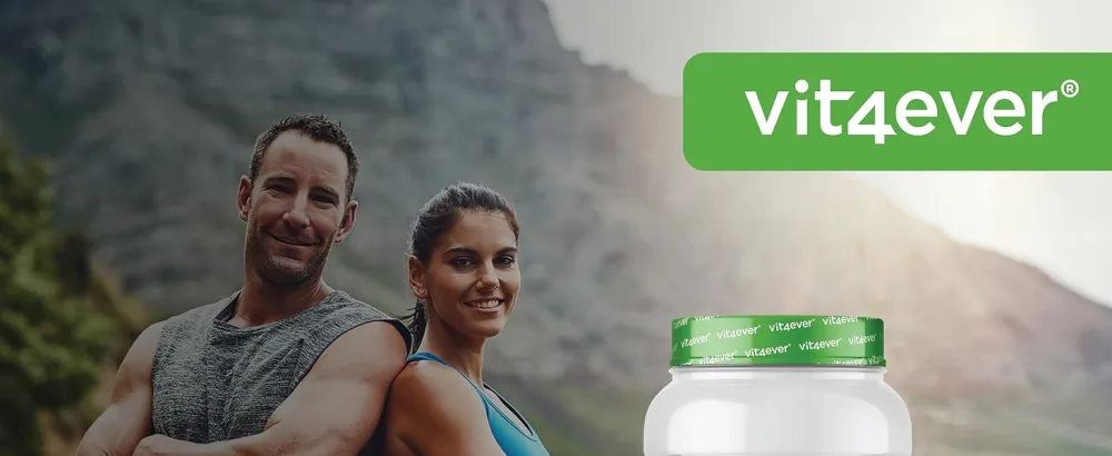 Vegan 7K Protein - 1kg - Vanilla Blackcurrant - Purely vegetable protein powder with proteins from rice almond soy peas h - Front