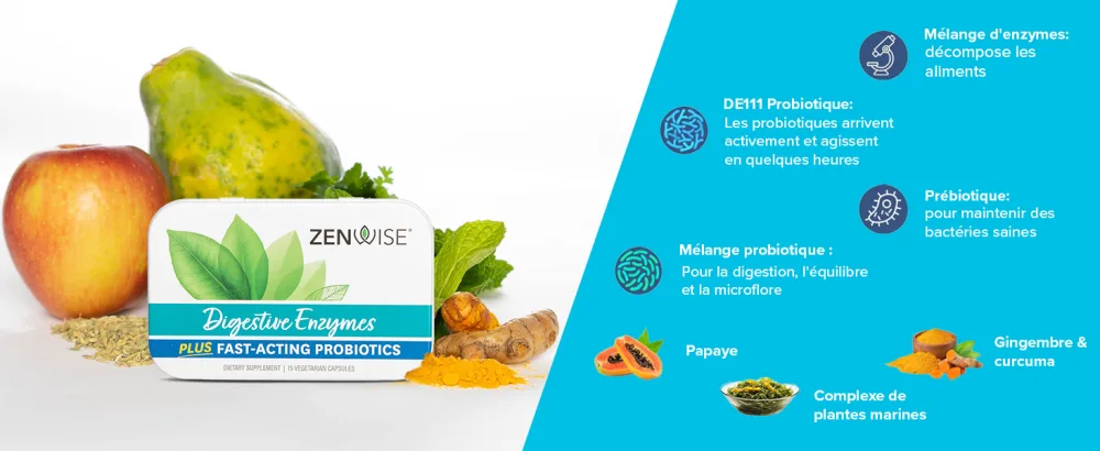 Zenwise Digestive Enzymes 15 Capsules Vegetarian Gluten Free Soy-Free Non-GMO - digestive enzymes