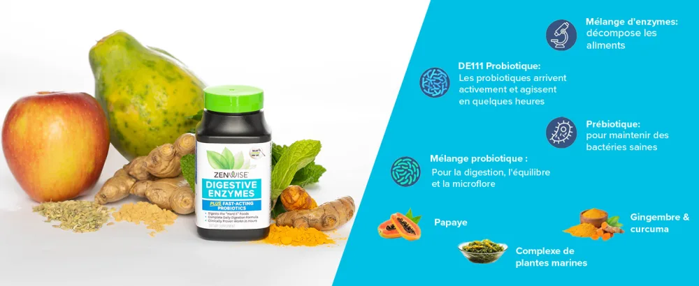 Zenwise Digestive Enzymes 60 Capsules Vegetarian Gluten Free Soy-Free Non-GMO - digestive enzymes