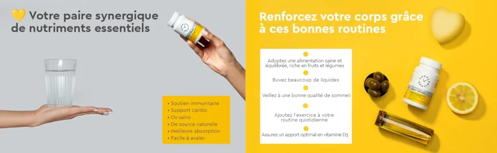 DAILY D3+K2 (30 Soft Capsules) - Support Immunity Bone and Heart Vitamin D3 MK7 (Vitamin K2) from Natural Source Increased Absorption - Daily D3+K2