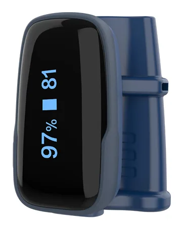 ViATOM Blaco Bluetooth Pulse Oximeter with Report Saturometer Finger Oximeter Heart Rate Monitor with LED Display with Batt - Oxyfit Oxymetre de Doigt
