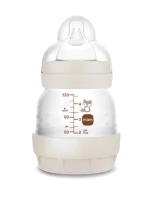 MAM Easy Start Anti-Colic Bottle 0 Months Extra Slow Flow (130ml) Sand - Bottle to Reduce Baby Colic and Discomfort - Breastf - product information 10