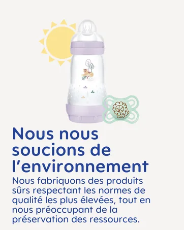 MAM Easy Start Anti-Colic Baby Bottles 2+ Months Medium Flow (2 x 260 ml) Ocean + Sand Bottle to Reduce Colic - product information 8
