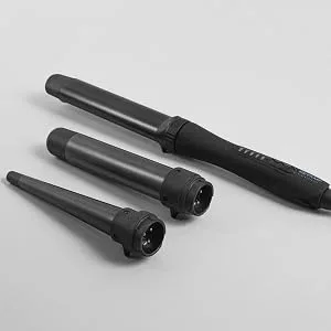 REVAMP Multiform 3-in-1 Curls & Waves Styler Set with 3 Ceramic Nozzles Curling Tool for Waves and Curls Super Smooth Oils  - product information 14