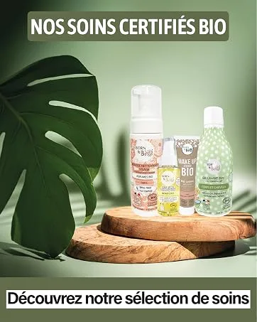 BORN TO BIO Organic Cornflower Marshmallow Comfort Cleansing Milk Ecocert Certified 200 ml - soins bio