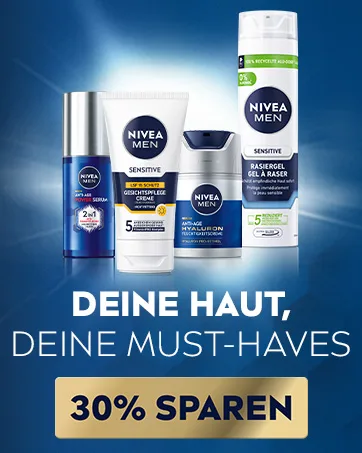 NIVEA Universal Care Cream Classic Moisturizer for All Skin Types Rich Care with Skin-Related Eucerite (30ml) - deine men must haves