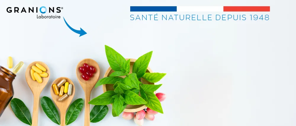 GRANIONS Iodine Contributes to normal thyroid function Iodine 150 g French brand 30 ampoules - Brand Story