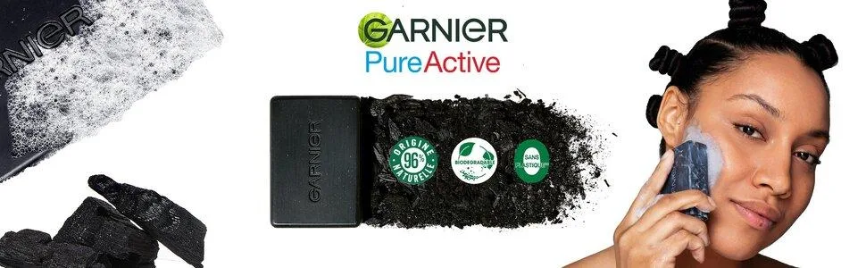 Garnier Pure Active - Solid Cleanser - With Charcoal and Salicylic Acid - Anti-Imperfections - 100g - product information 22