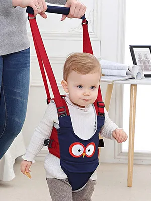 Baby Walking Harness Baby Walker - Adjustable Safety Harnesses, Pulling and Lifting Dual Use 7-24 Month Breathable Stand Up & Walking Learning Helper for Infant Child Activity Blue - product information 6