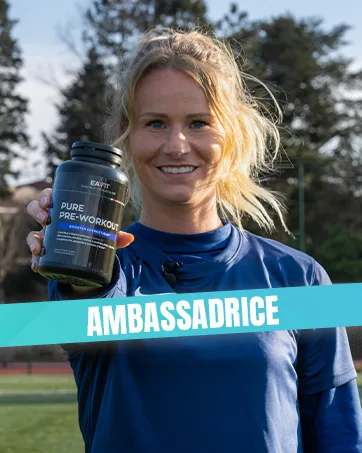 EAFIT Booster Shot - 60 ml - 5 Hour Immediate Energy - Sugar Free - Mango Flavor - Vegan Certified - French Brand - Anti-Doping Certified - Amandine Henry
