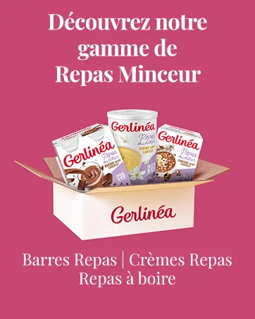 Gerlin a Apple Raspberry Meal Bar 360 g - découvrez notre gamme de repas minceur
